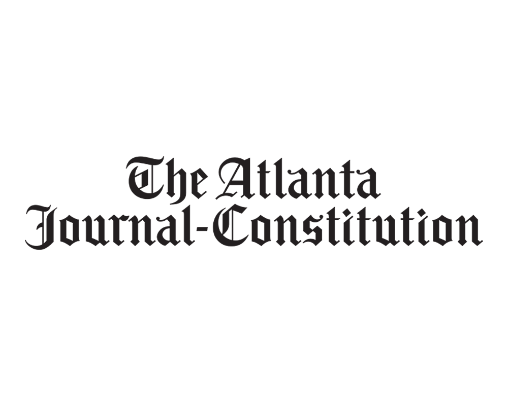 The Atlanta Journal-Constitution official logo for media coverage recognition.
