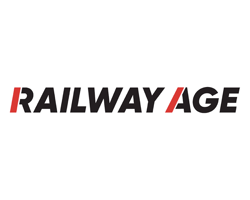 Railway Age official logo for media coverage recognition.